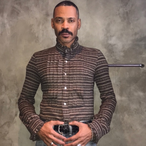 Number (N)ine Other - Number (N)ine Mens Wool Tuxedo Shirt